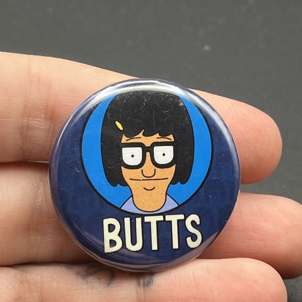 Bob's Burgers Tina Butts Button Pin‎